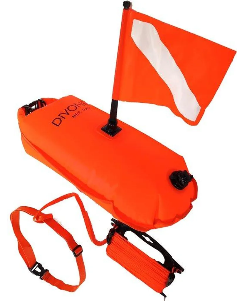 Sac de sauvetage imperméable 28L avec gilet intégré et bouée de sécurité