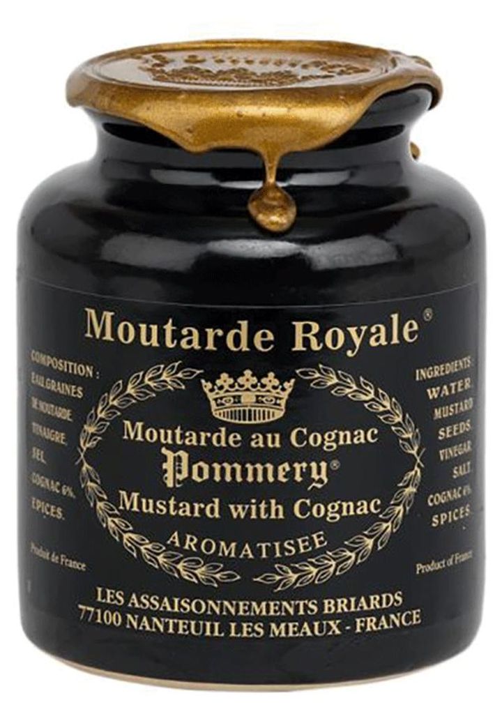 Senape di Meaux con Cognac, "Moutarde Royal". Immagine del prodotto 