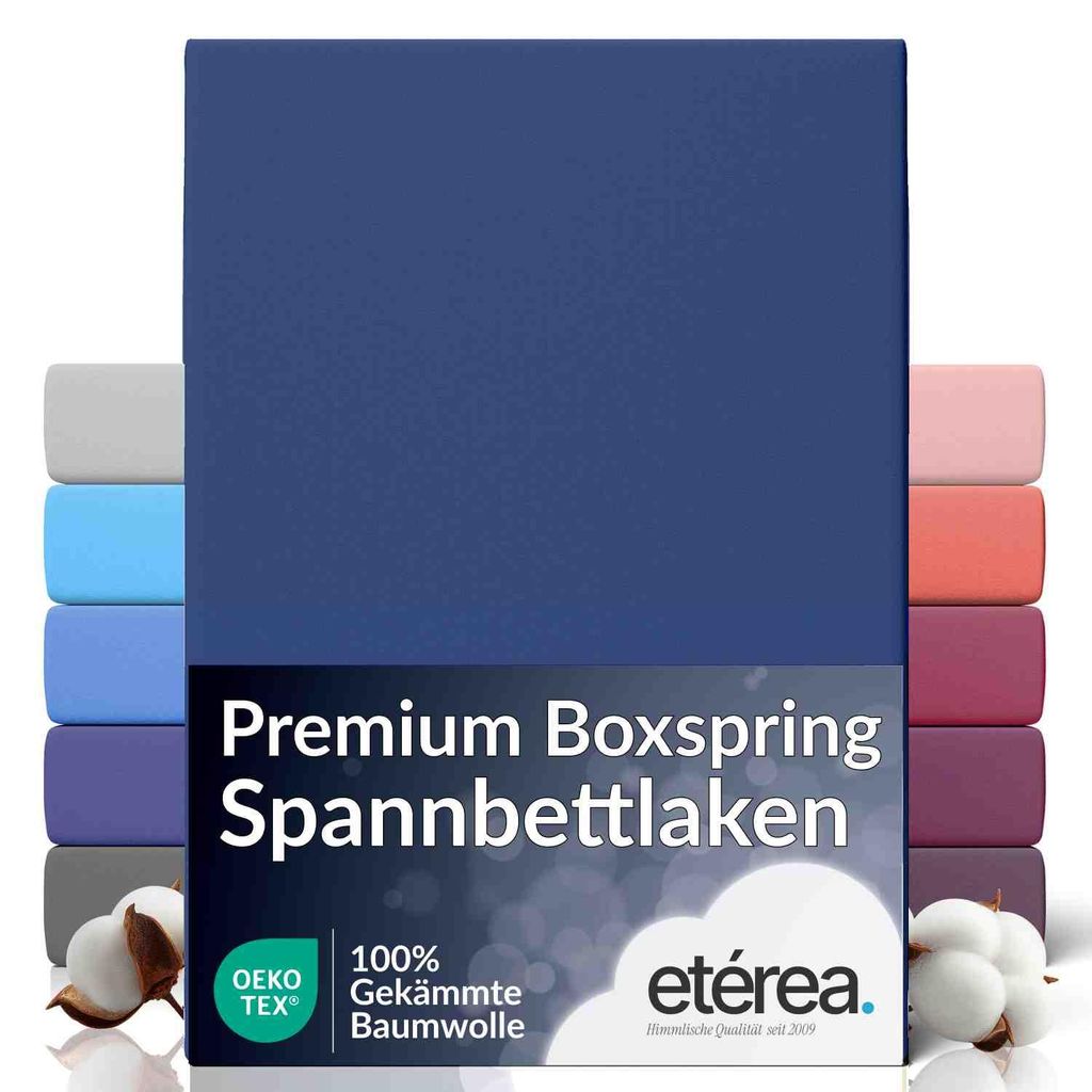 etérea Jersey Spannbettlaken Baumwolle 140x220 - 160x220 cm