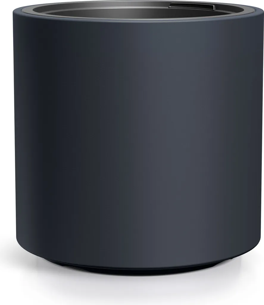 Pot de fleurs HEOS avec insert anthracite 47 x 44 cm - Modèle 2 Droit