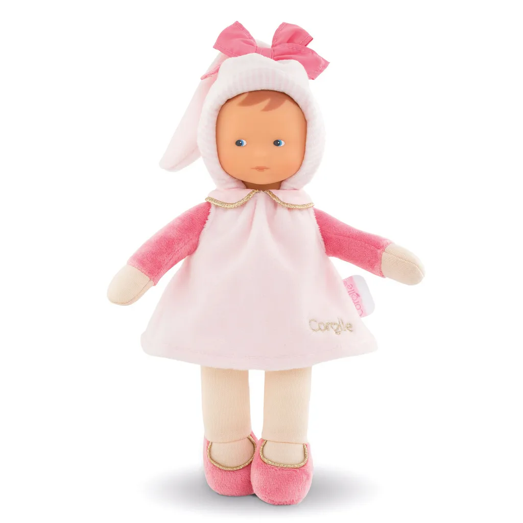 Doudou Corolle Miss parfumé à la vanille, poupon souple lavable 25 cm