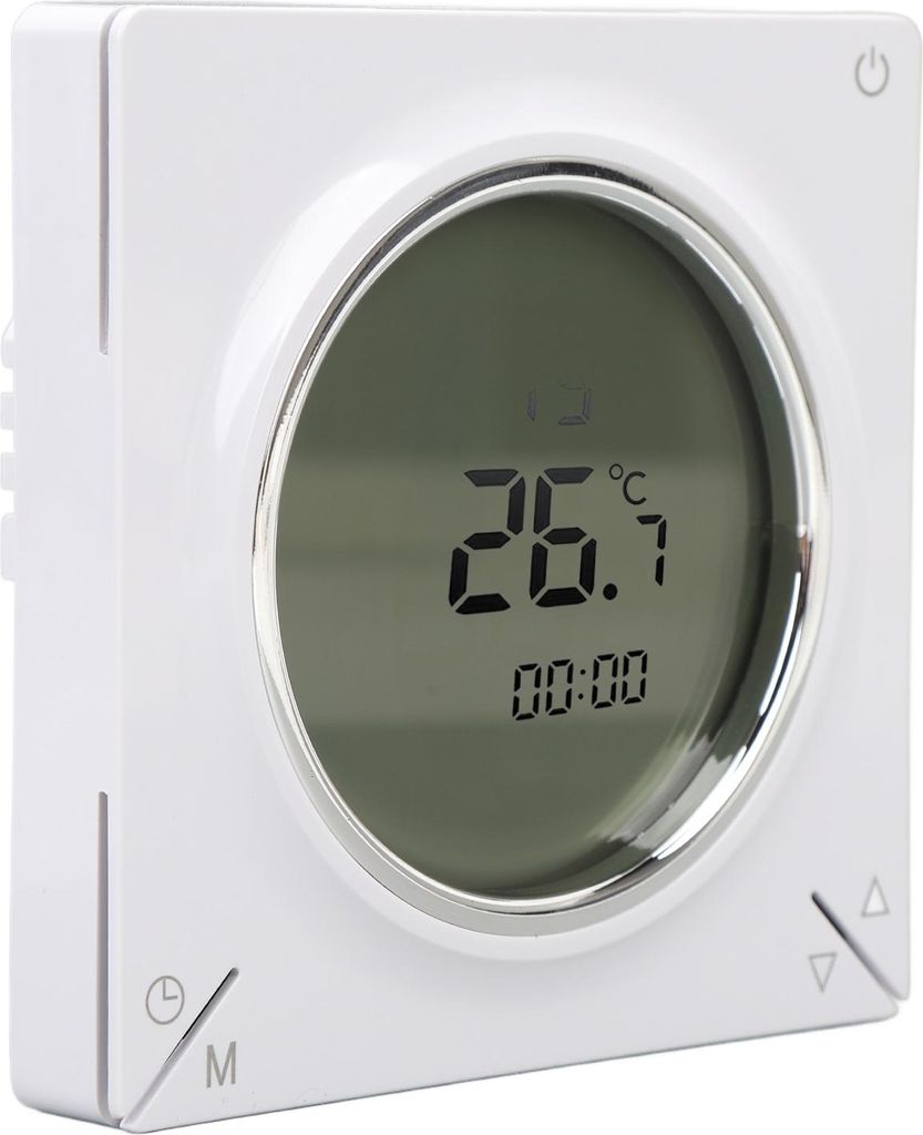 Intelligenter digitaler Thermostat mit LCD-Bildschirm 16A Elektrischer Heizungsthermostat mit Speicherfunktion Raumtemperaturregler