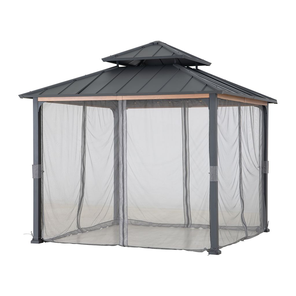 Netz für Sunjoy Zedernholz Gazebo 300cm x 300cm