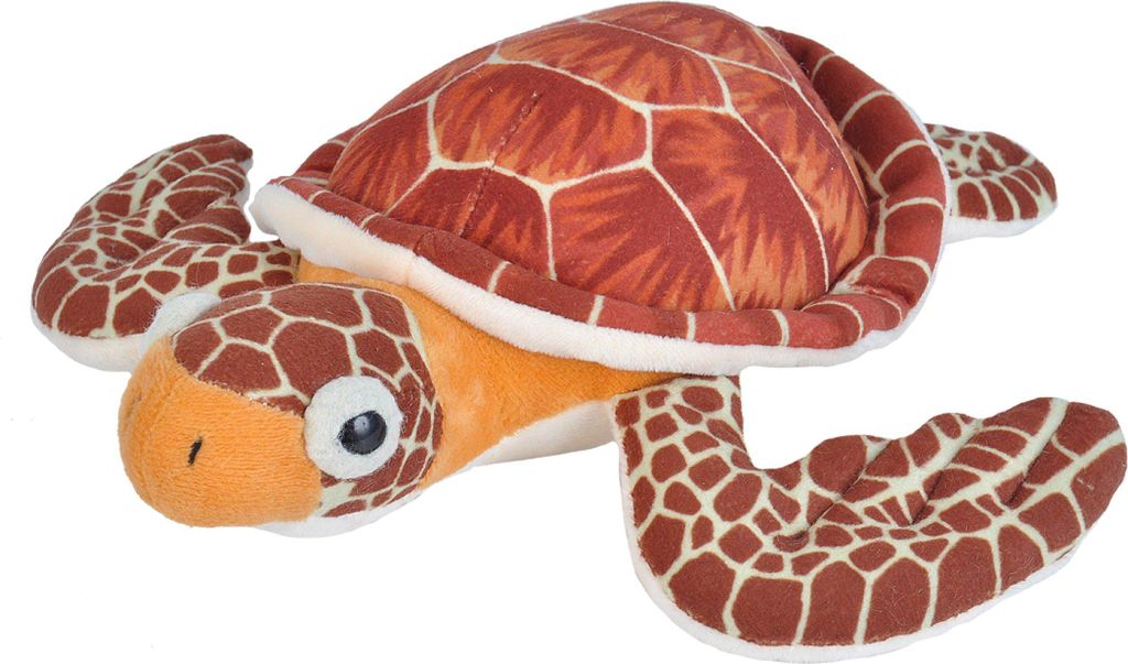 Wild Republic - Kuscheltier - Cuddlekins Mini - unechte Karettschildkröte braun
