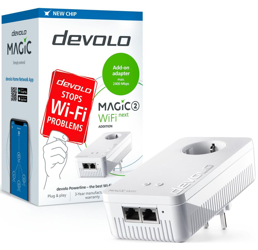 devolo 8610 devolo Magic 2 WiFi next Powerline-Adapter Productafbeelding 