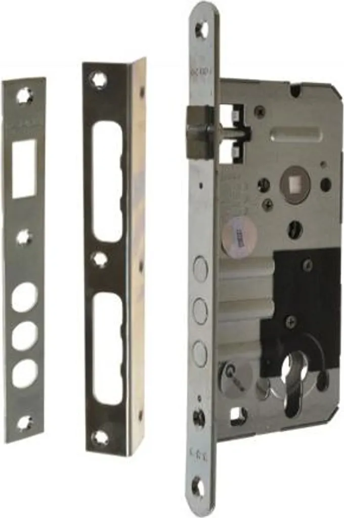 Serrure haute sécurité GERDA ZW 1000 chrome 3 pistons robustes