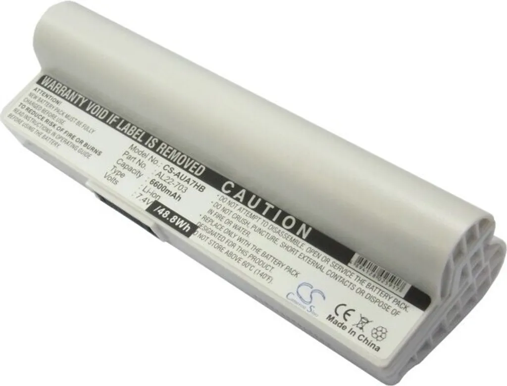 TECHTEK Batteria notebook compatibile con [Asus] Eee PC 701SD, Eee PC 701SDX, Eee PC 703, Eee PC 900-BK010X, Eee PC 900-BK028, Eee PC 900-BK039X, Eee