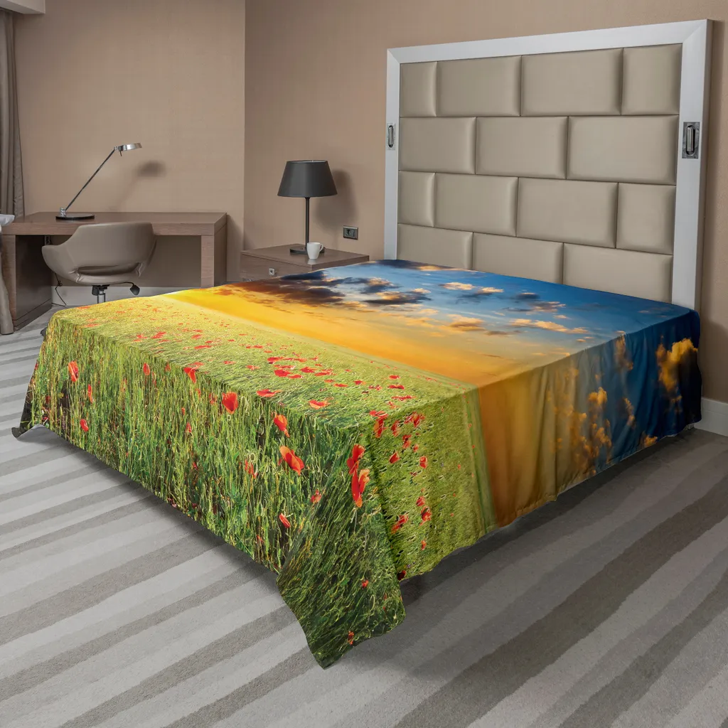 Drap de lit anti-plis et facile d'entretien pour grand lit 260 x 228 cm