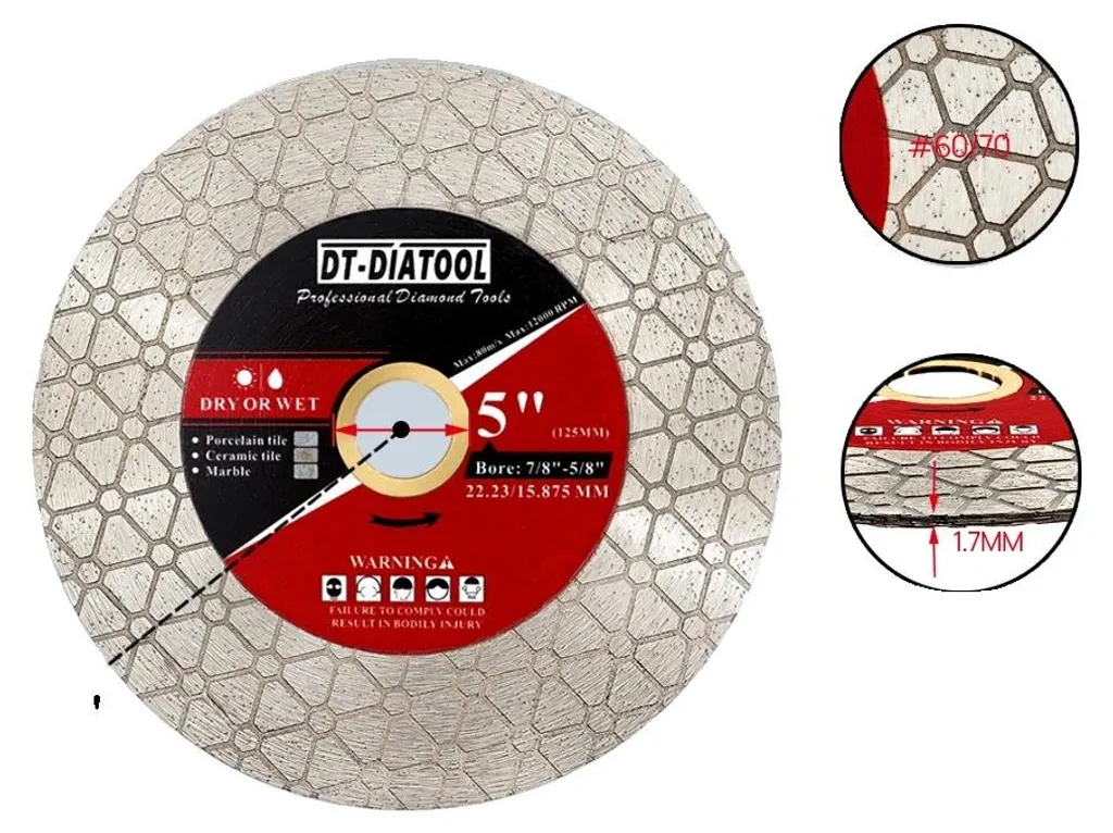Disque à tronçonner 125 mm haute efficacité, coupe ultra précise x2