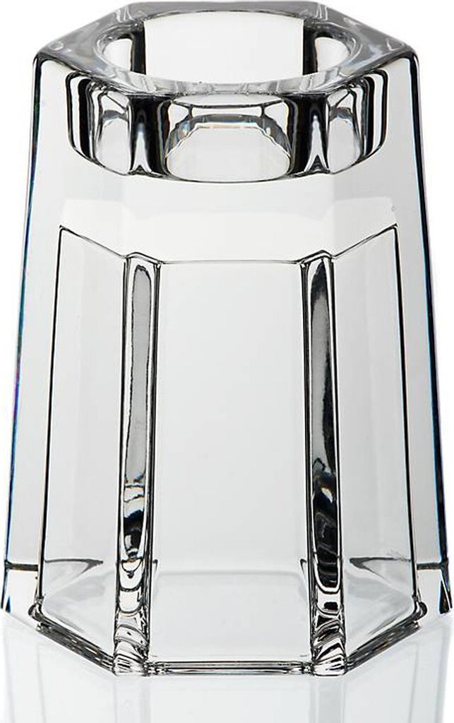 3 Stück Teelicht Kerzenhalter Kerzenständer 11 cm Bleikristall Glas zweiseitig Nutzbar