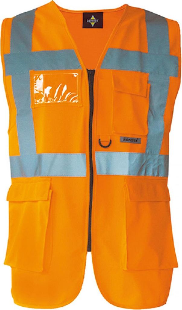 Korntex KXMF | Multi-Funktions-Warnweste Executive - Farbe: Signal Orange - Größe: 7XL