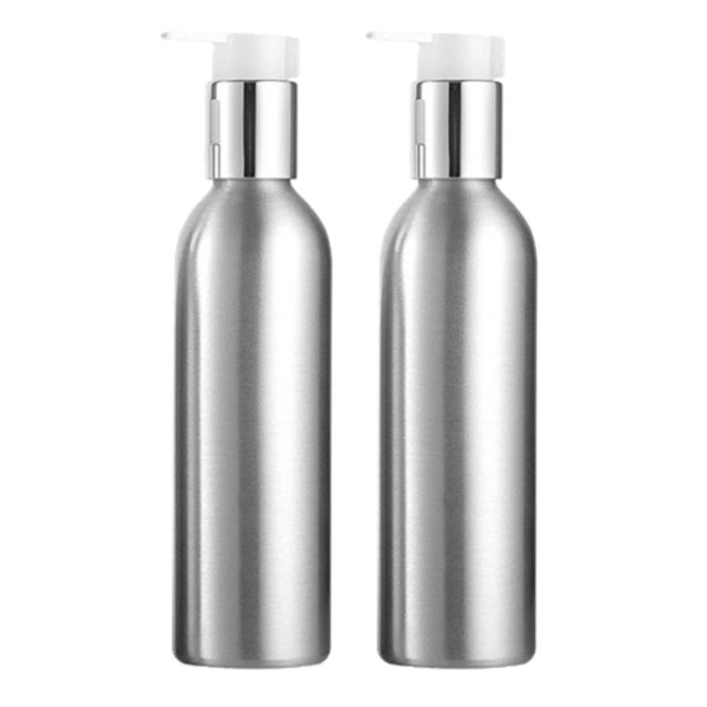 XUMIN 3 STÜCKE 250 ML 8 UNZE Nachfüllbare Leere PET Kunststoff Pumpflaschen Shampoo Duschgel Gläser Behälter mit Schwarzen Pump Tops für Make-Up Kosmetische Badewanne Dusche Toile