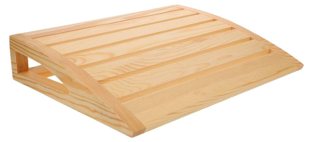 Saunakissen aus Naturholz mit ergonomischer Nackenstütze für Heimsauna und Dampfbad - Multifunktionales Sauna Zubehör