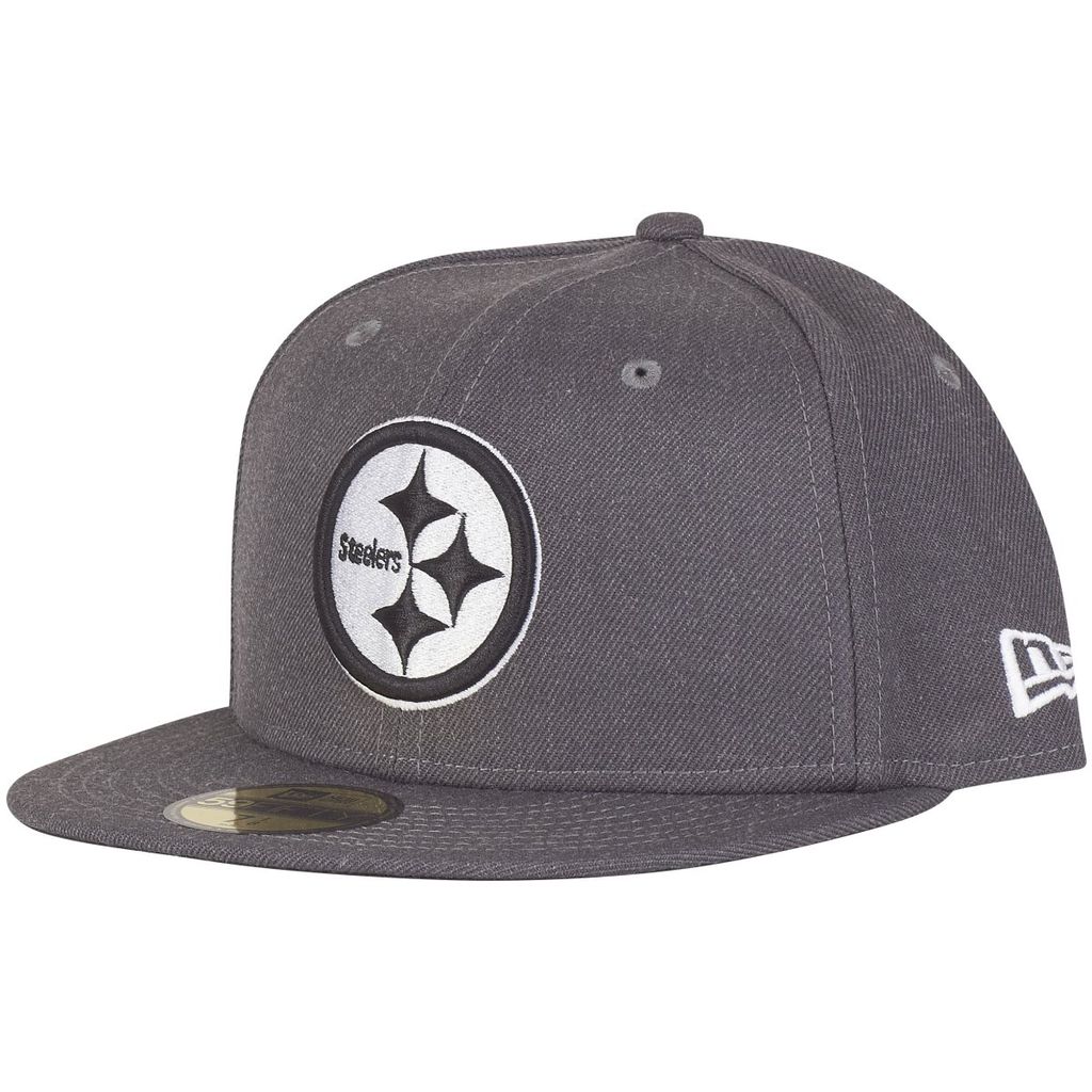 New Era NFL  Pittsburgh Steelers Heather 59Fifty Cap Grau 7 Produktbild 