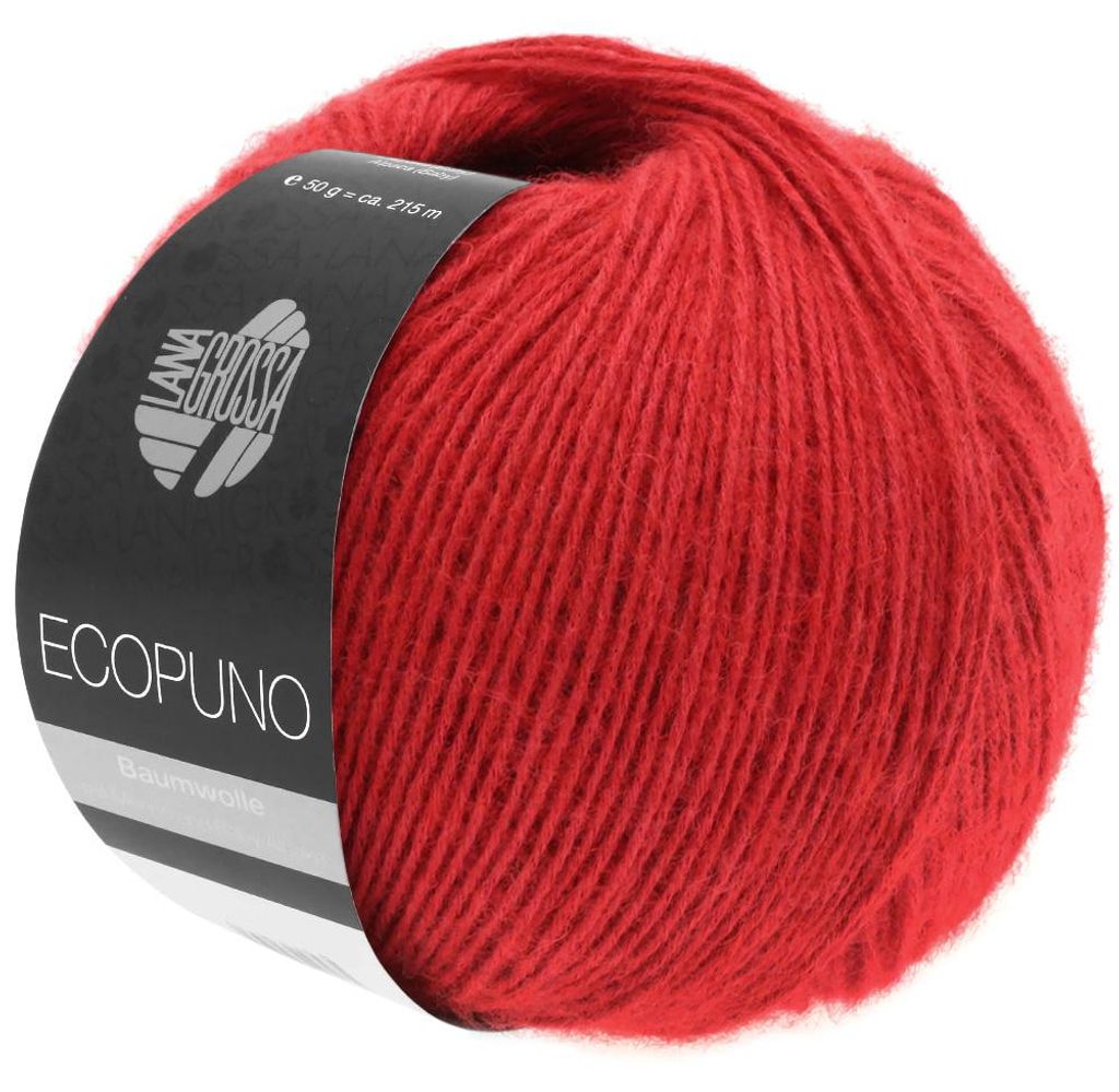 Lana Grossa - Ecopuno 0006 rot Produktbild 
