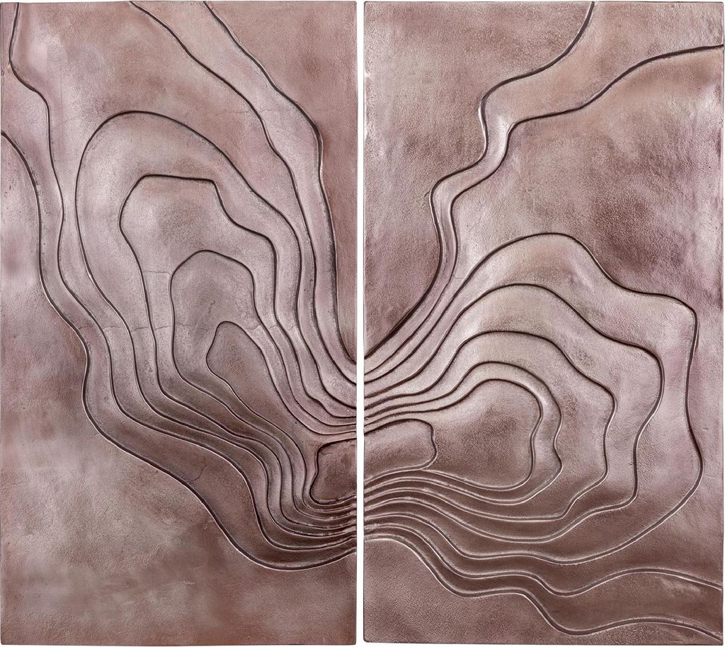 PTMD - Wandpaneel Erike - Braun - 100 x 2,5 x 90 cm