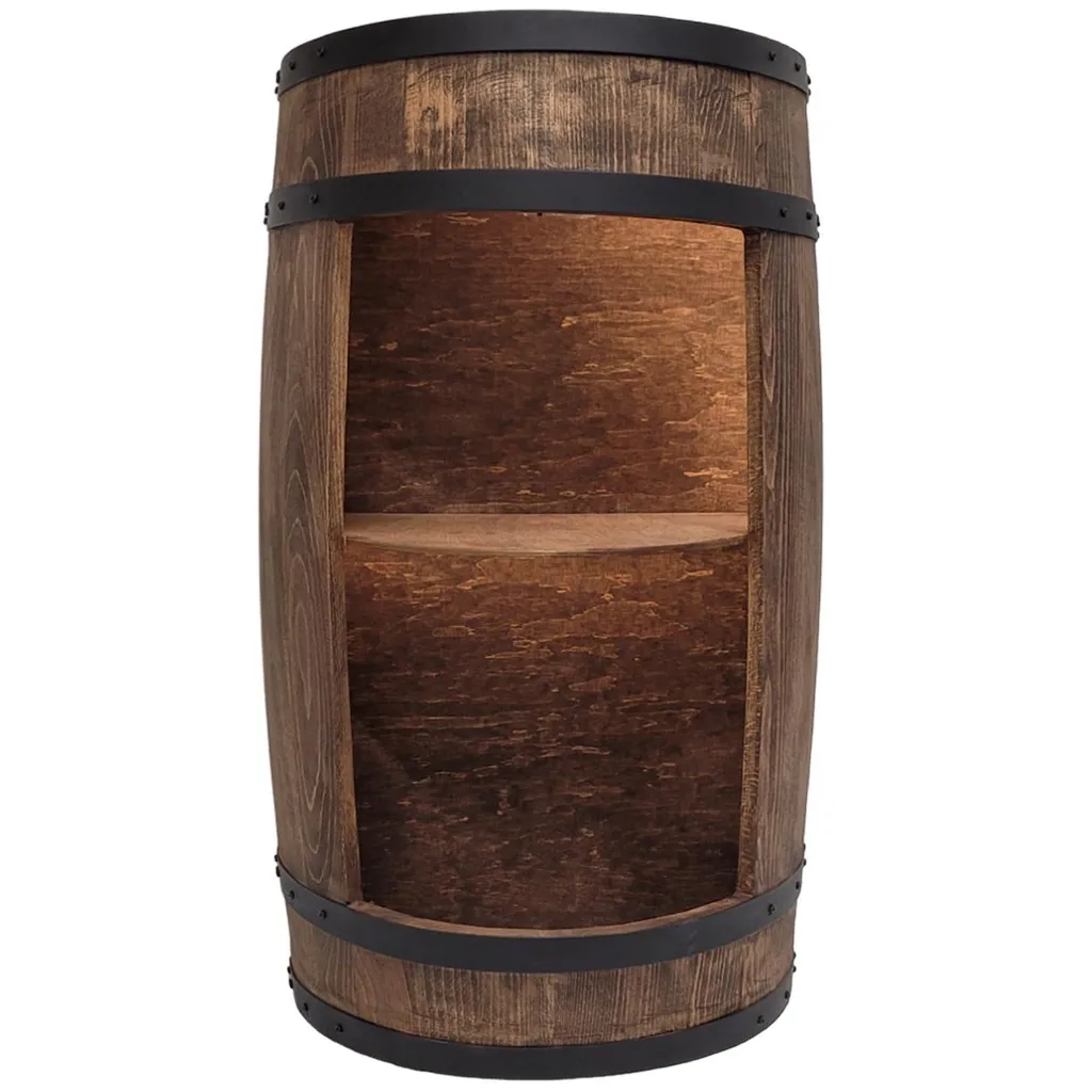 Gagner de l'espace avec ce bar mural LED bois wengé 80 cm compact - 3
