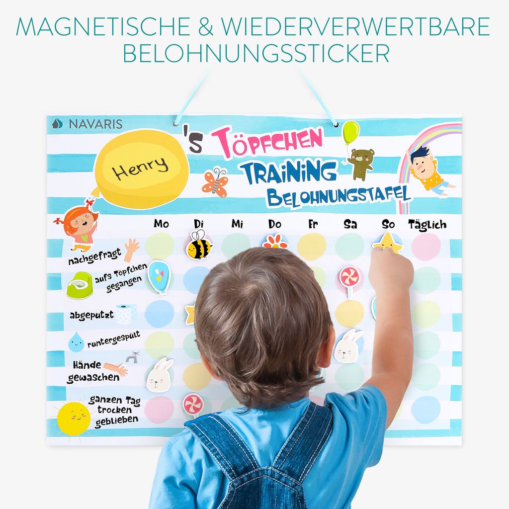 Magnete Stift Deutsch Belohnungstafel Wochenplaner Magnettafel für Kinder inkl 