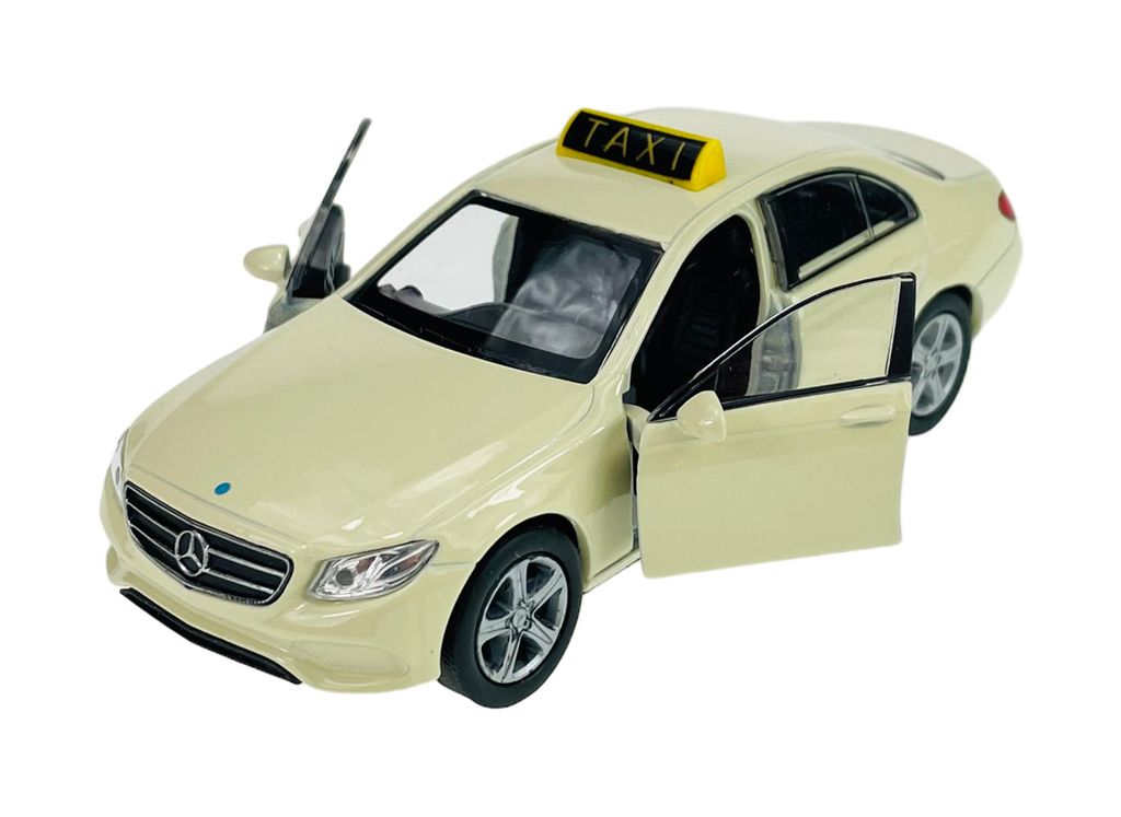 Welly 2016 Mercedes-Benz E-Klasse W213 Beige Taxi 1:34-1:39 Produktbild 2
