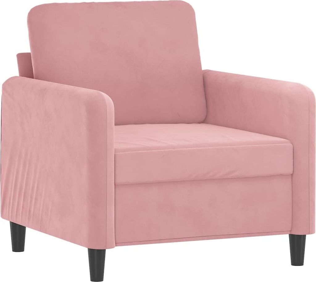 Sessel Rosa 60 cm Samt