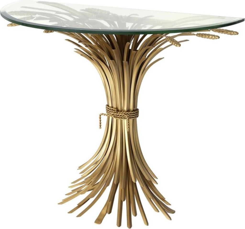 Casa Padrino Luxus Konsole Antik Gold 90 x 45 x H. 76 cm - Designer Konsolentisch