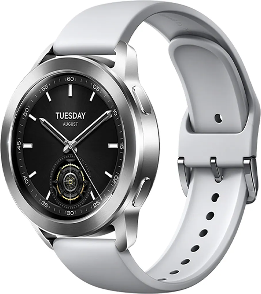 Xiaomi Watch S3 Argent - Montre Connectée avec Lunette Interchangeable