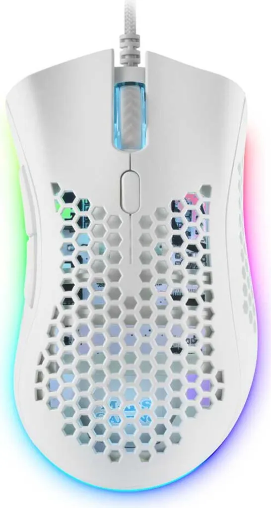 Souris de Jeu 32000 DPI Mars Gaming MMEXW Blanche Optique Ergonomique