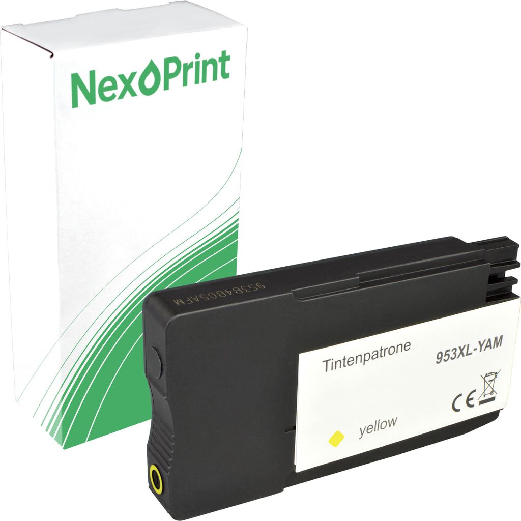 NexoPrint F6U18AE 953XL yellow Druckerpatronen kompatibel zu HP OfficeJet Pro 8718 OfficeJet Pro 8719 OfficeJet Pro 8720 ca. 1600 Seiten