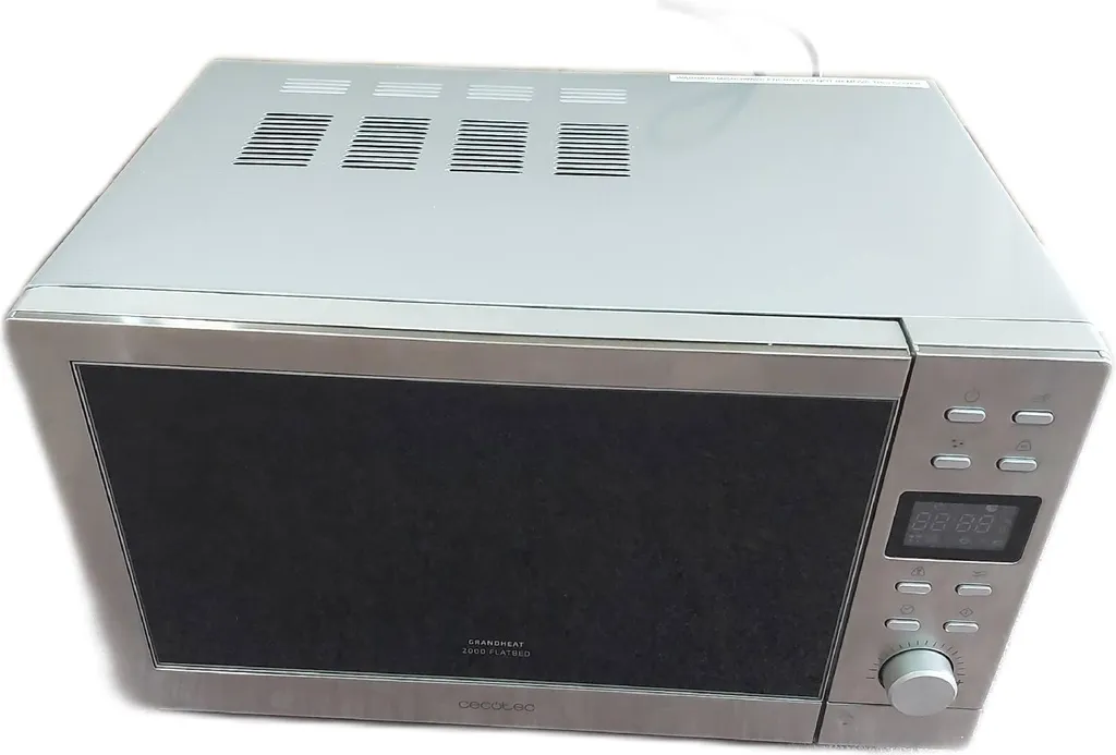 Petit Micro-ondes de 20L Cecotec GrandHeat 2000 Gris avec Base Plate - 9