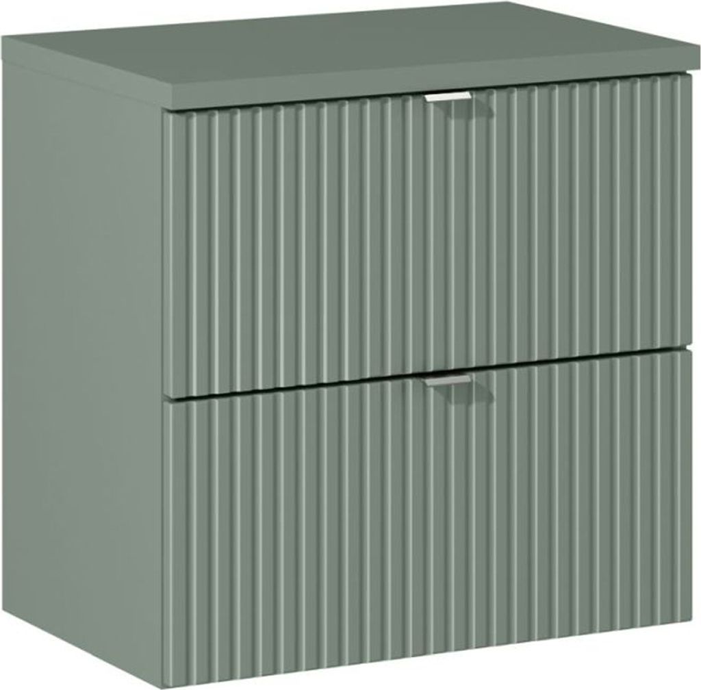 Waschtischunterschrank 60cm in grün NEWPORT-56-GREEN