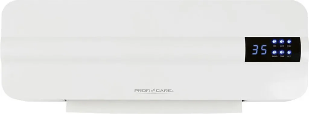 Radiateur soufflant céramique mural blanc 2000W programmable Proficare