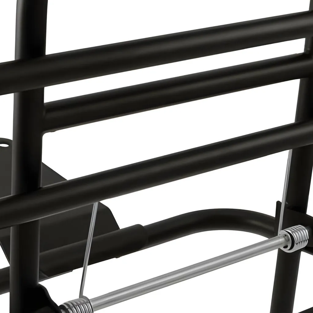 Support de bagage arrière rabattable noir 38x25 cm pour Vespa PX et PE