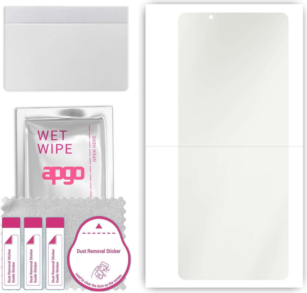 apgo Hydrogel Schutzfolie, Matt, kompatibel mit Sony Xperia 10 V, flexibele Displayschutzfolie, Folie mit Positionierhilfe, Anti-Fingerprint, kratz...