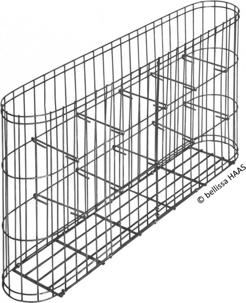 bellissa® Gabione Leonardo 60 x 10 x 30 cm Produktbild 
