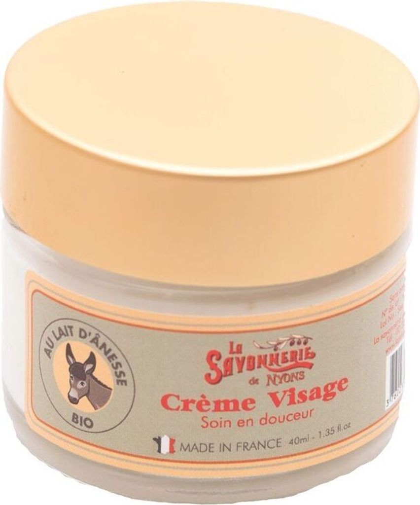La Savonnerie De Nyons Bio Eselsmilch Gesichtscreme 40ml - Produktbild 