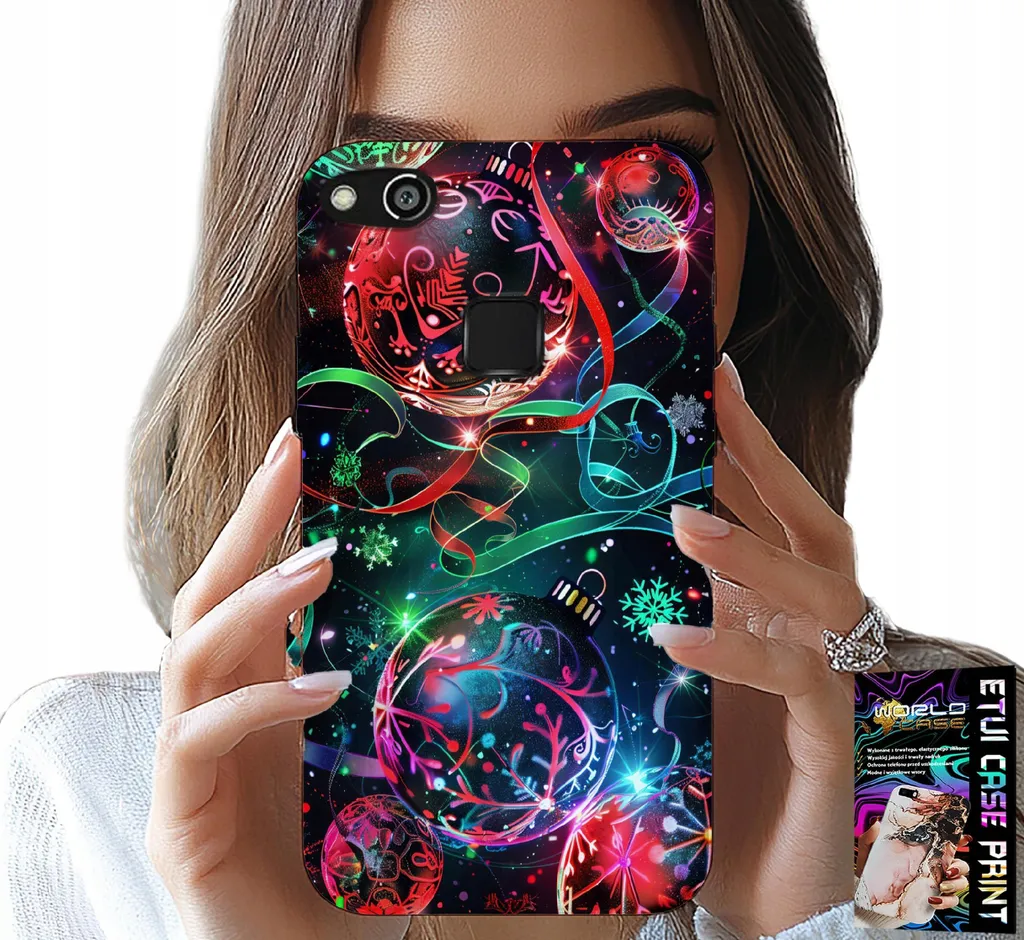 Custodia Huawei P9 Lite 2016 Natalizia con Pellicola | Offerta Natale