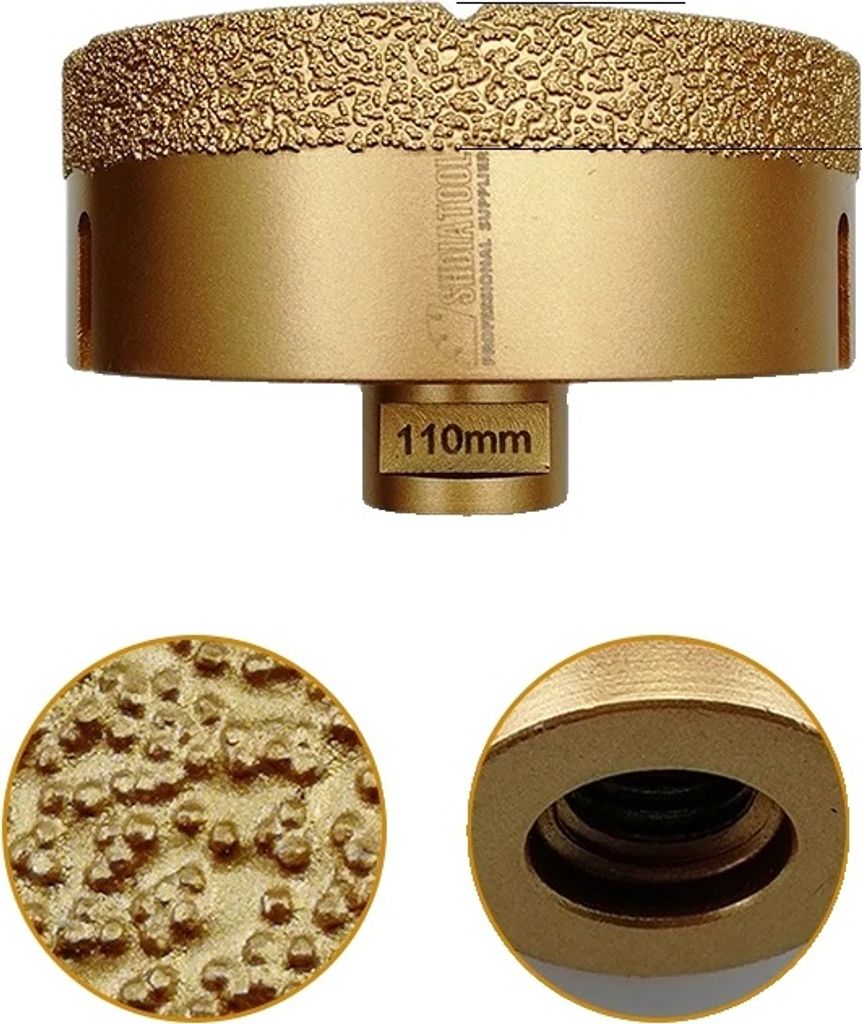 Couronne de forage diamantée, diamètre 110 mm, raccord Image du produit 