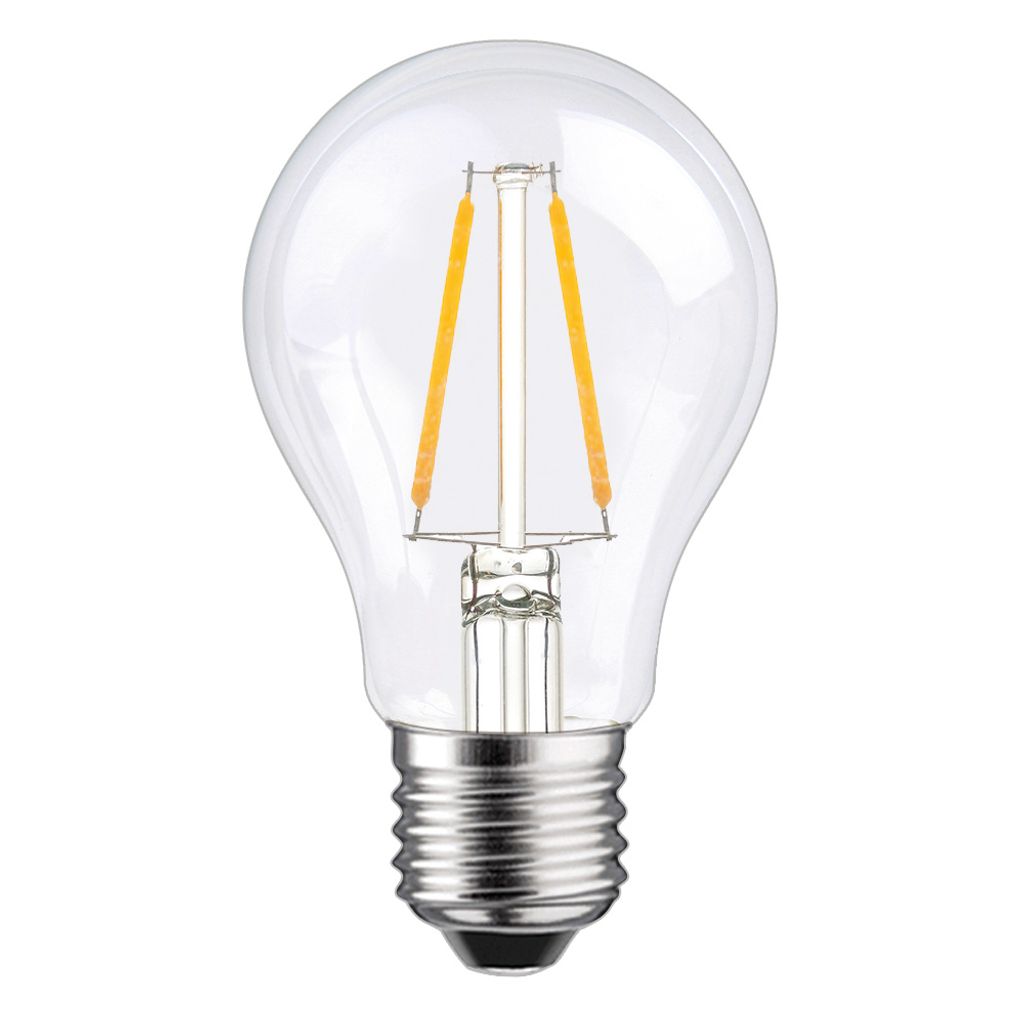 LED Filament Glühbirne 2W = 25W E27 klar Glühlampe warmweiß Produktbild 