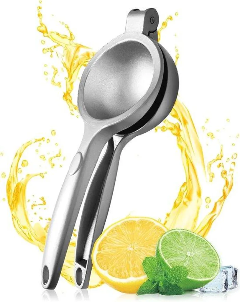 Presse-agrumes ergonomique en bambou haute capacité pour jus frais