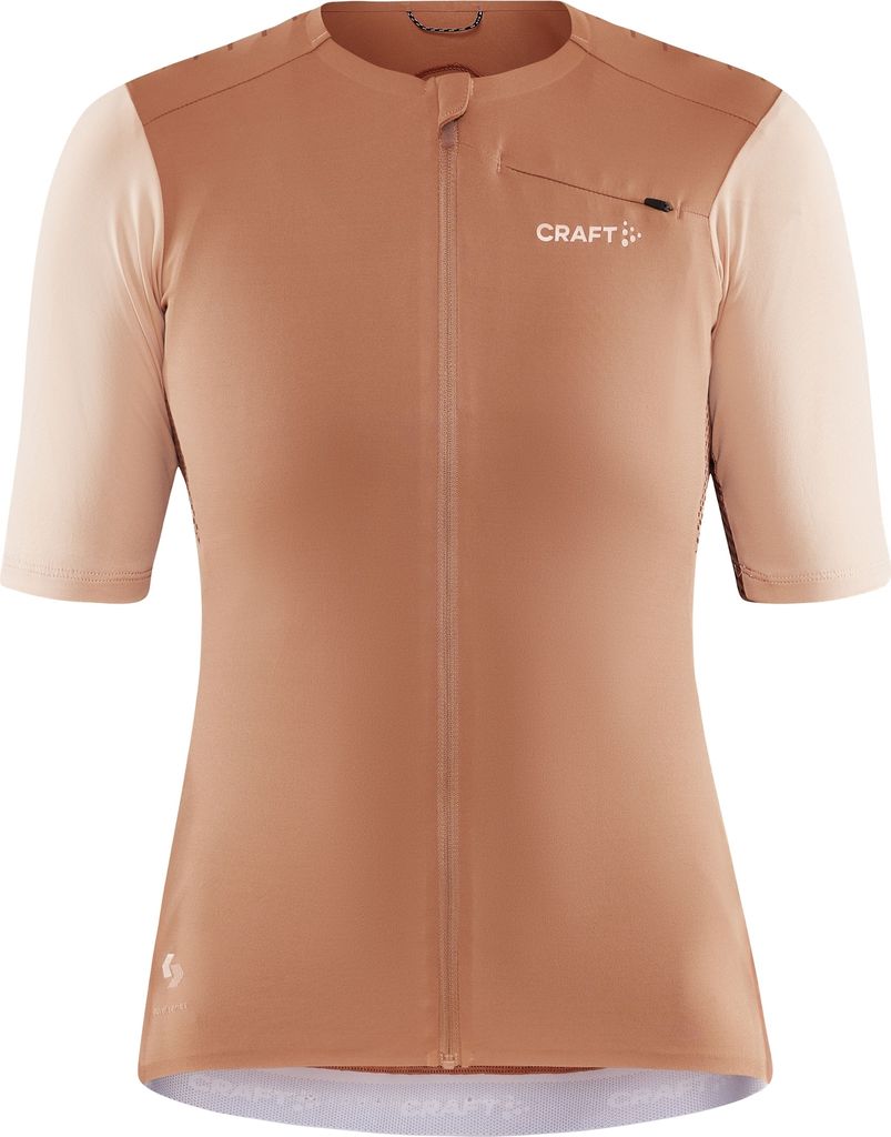 Craft Damen T-Shirt PRO Gravel SS Jersey W, Farbe:Cliff-Swirl, Größe:M