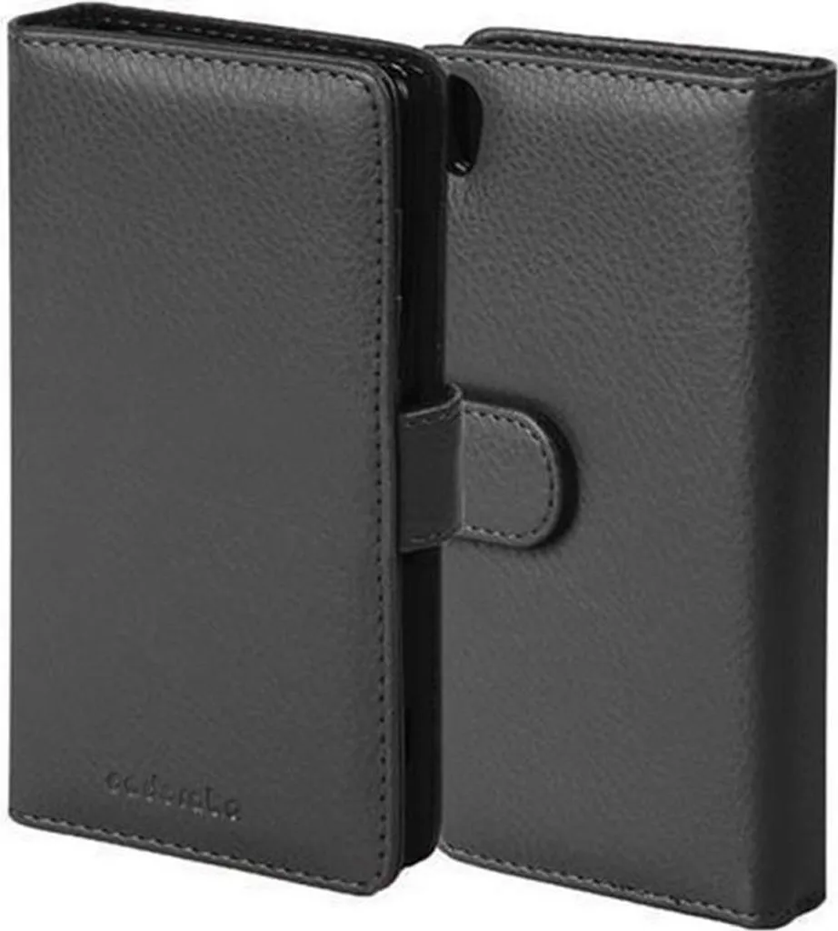 Cover Sony Xperia Z5 Cadorabo Nera - Custodia Slim con Slot Carte