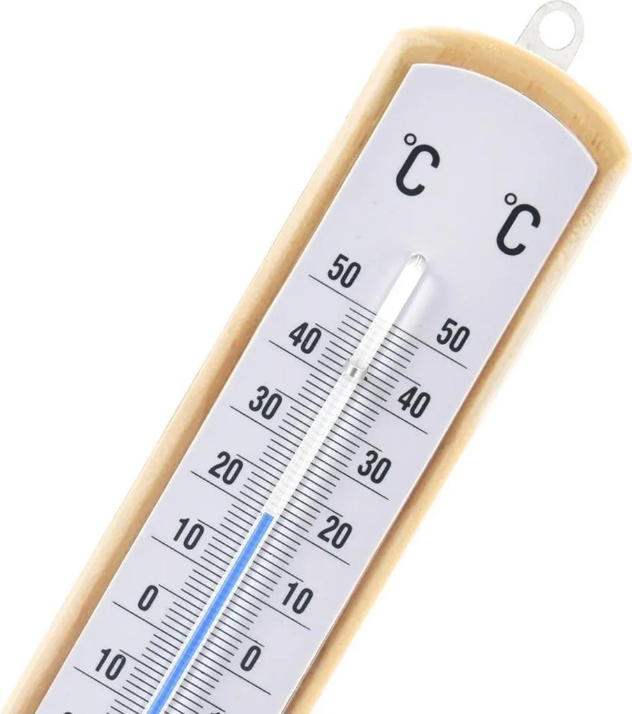 Thermomètre extérieur pour balcon et jardin mesure analogique murale 20cm