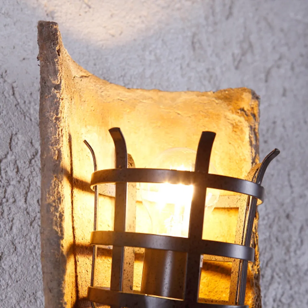 Lampe à Tuiles Torche Murale Dungeon - Éclairage Médiéval Authentique - 5