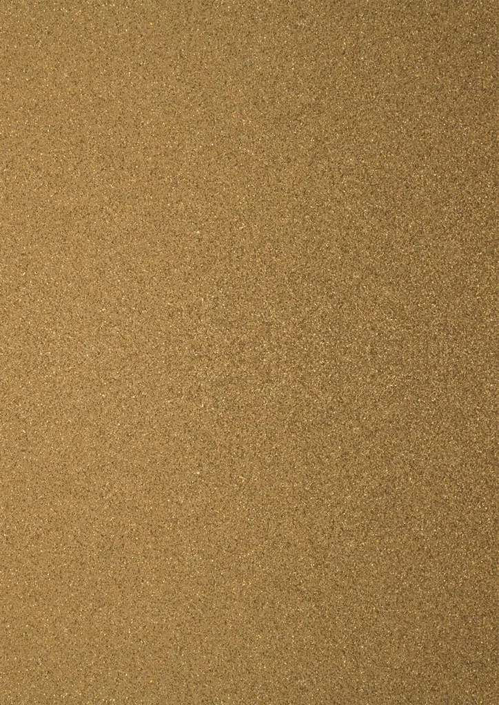 Papier cartonné pailleté A4 coloris doré brillant pour scrapbooking