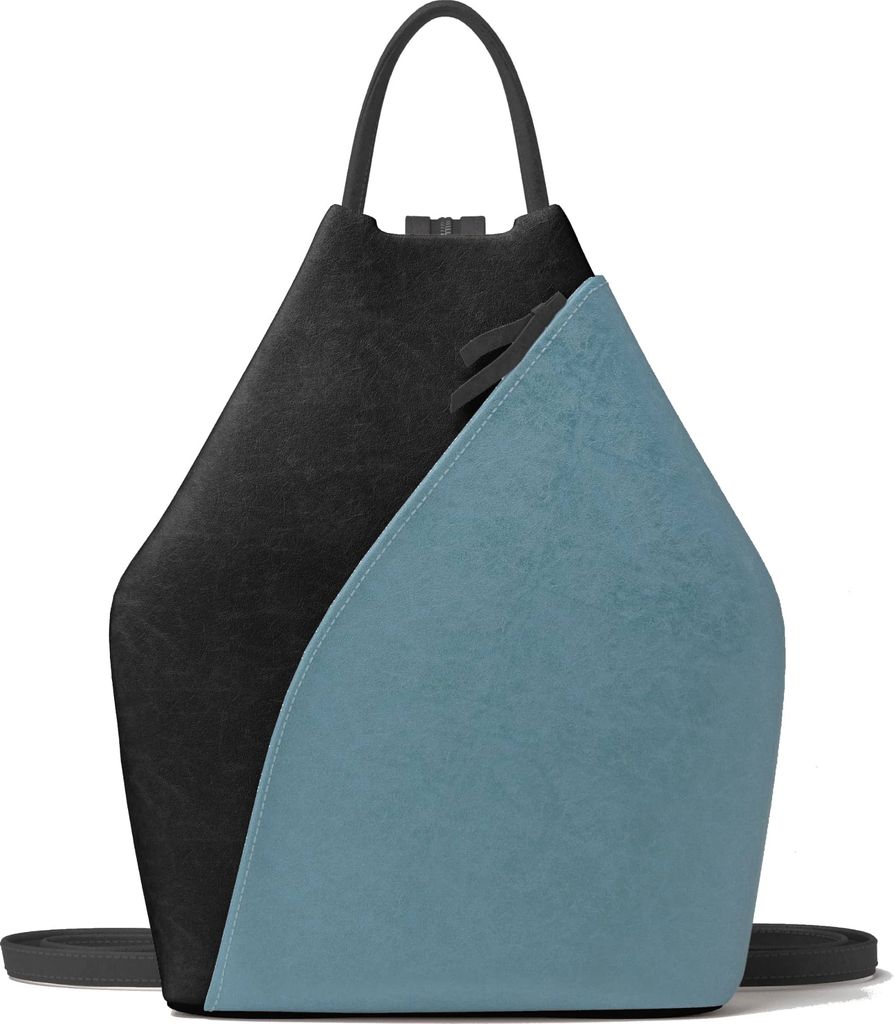 Damen Rucksack – Vegan, Zweifarbig & Stylisch 30620 Blue