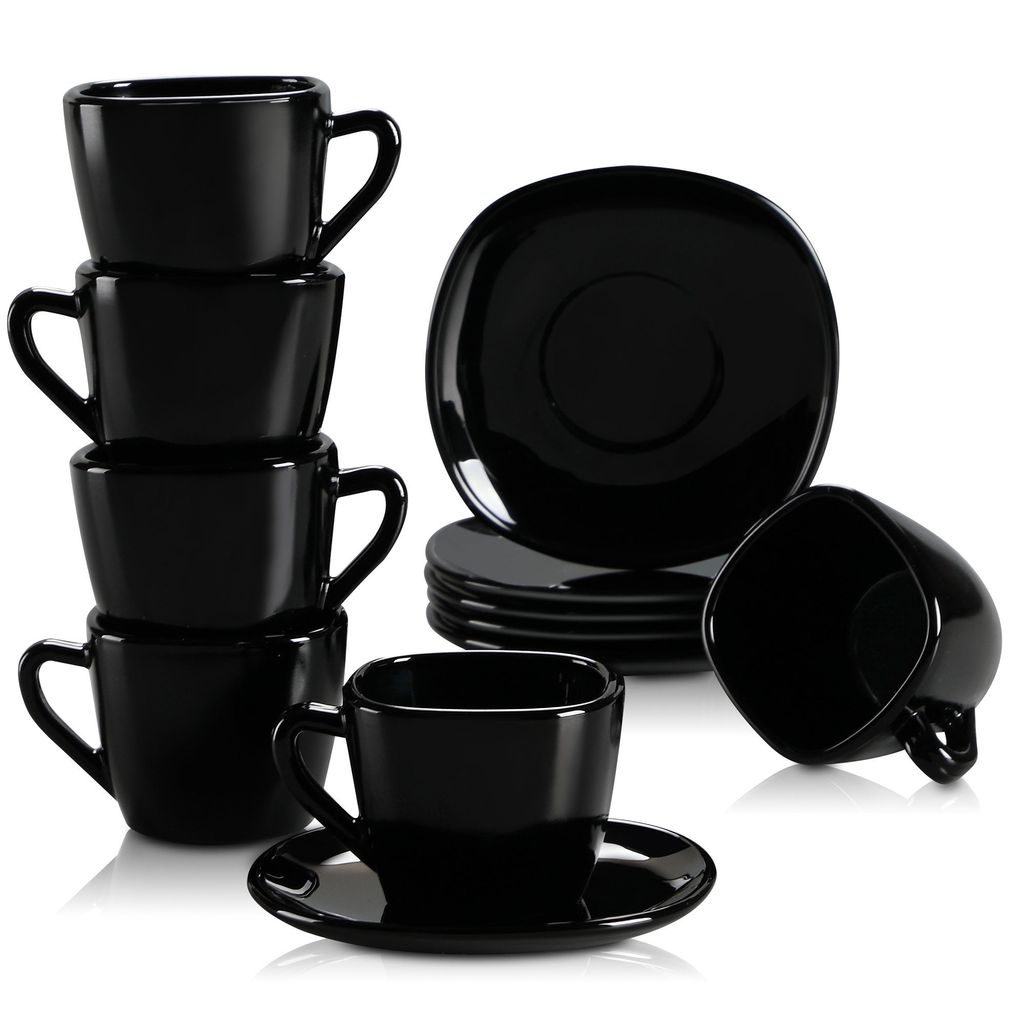 MALACASA, Serie Dennis, Espressotasse und Untertasse, 11,4 Produktbild 