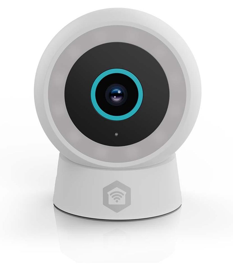 Nedis SmartLife Außenkamera - Spotlight - 3MP Full HD 1296p - IP65 - Cloud Storage (optional) / microSD (not enthalten) / Onvif - 5 V DC - Bewegun...