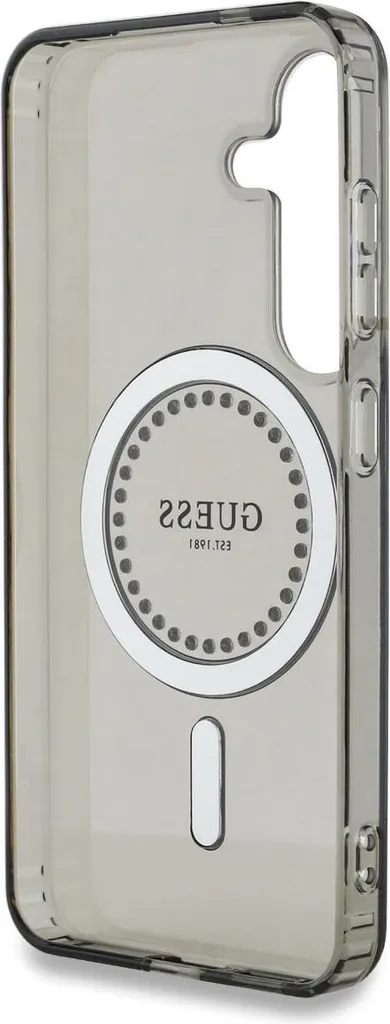 Custodia Samsung S25 Guess MagSafe Nero Strass - Protezione Lusso - 7