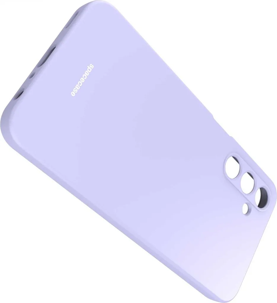 Coque en silicone Galaxy A25 5G SPACECASE Violet - Protection flexible - 6
