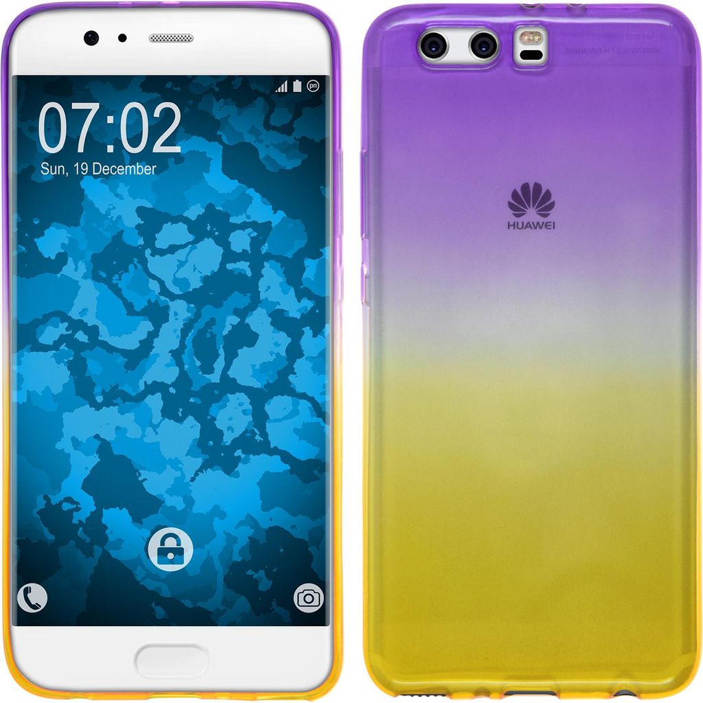PhoneNatic Case kompatibel mit Huawei P10 Plus - Design:05 Silikon Hülle Ombrè Cover